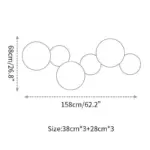 1.9.PUCK WALL ART Fluorescent wall light
