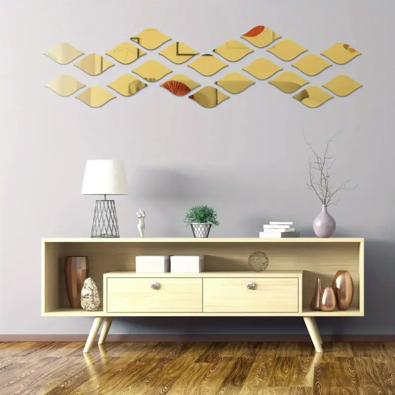 10 20 30pcs Water Drop Mirror Stickers Acrylic Mirror Wall Stickers Removable Acrylic Wall Sticker 3D DIY tag1