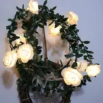 10 20 40leds Rose Flower led Fairy String Lights Battery Powered Wedding Valentine s Day Event 6faec8fa 83a0 4370 9093 a95a75f339b3
