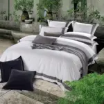 100-Cotton-White-Gray-Bedding-set-Queen-King-size-Hotel-Duvet-cover-Bed-sheet-Fitted-sheet_825be584-82bc-403a-9285-c08236052944 100 Cotton White Gray Bedding set Queen King size Hotel Duvet cover Bed sheet Fitted sheet 825be584 82bc 403a 9285 c08236052944