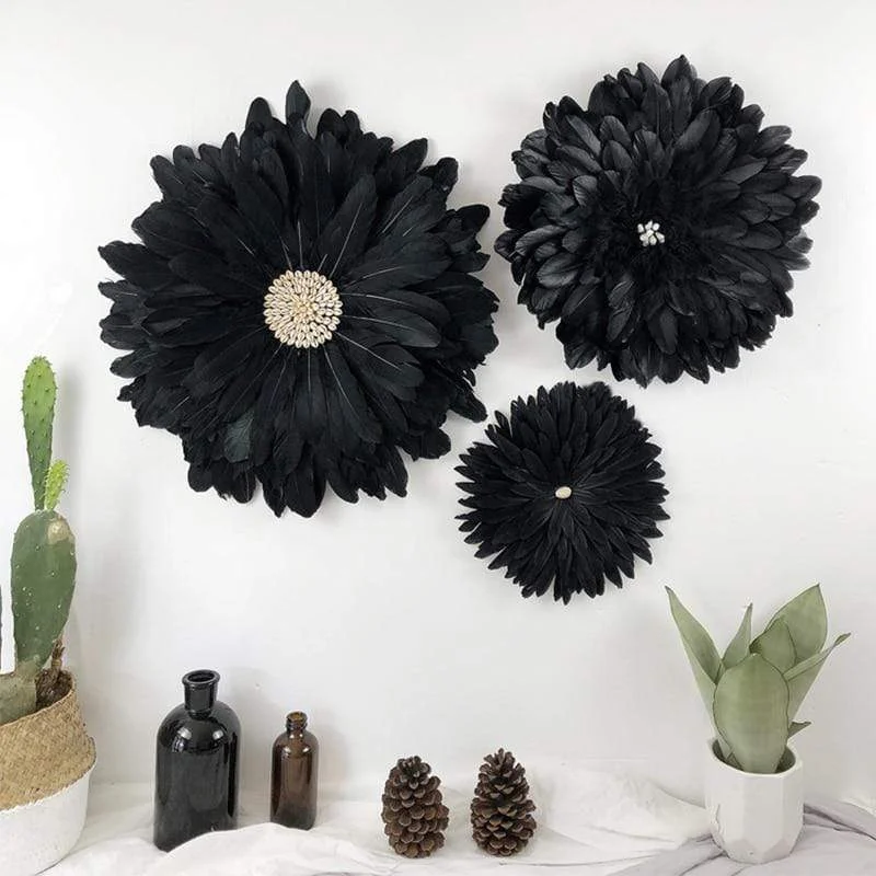 100 Hand Woven Room Decoration Handmade Feather Sunflowers Shape Nordic Style Wall Hanging Decoration Habitacion Decoracion 89416ee9 Ab3d 4db6 8e4d B1818bf2c60d