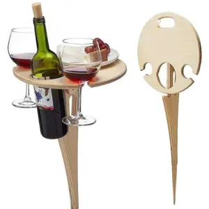 Outdoor Portable Diy Folding Wine Table