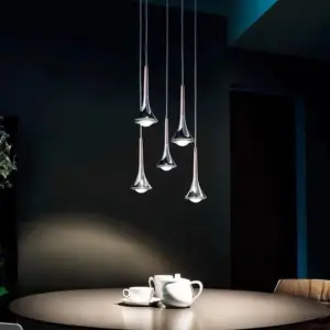 Homeko Raindrop Chandelier LED Hanging Lamp
