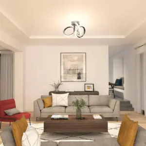 Homeko Minimalism Swirl Integrated Ceilng Light