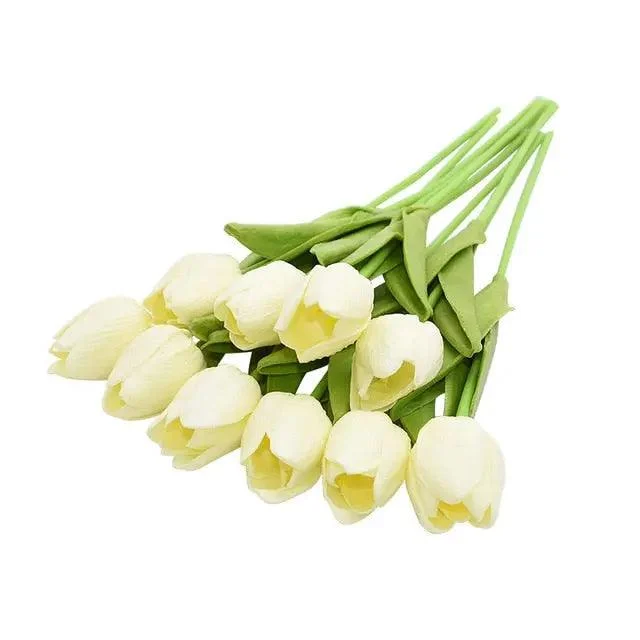 10 Heads Tulips Artificial Flowers -