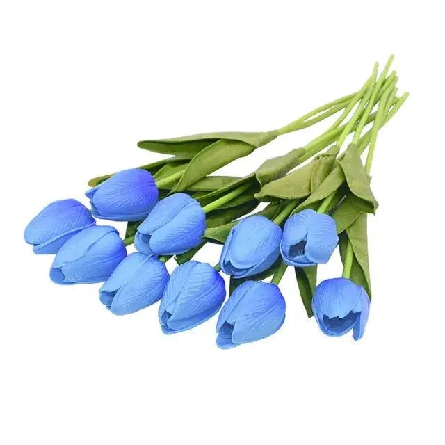 10 Heads Tulips Artificial Flowers -