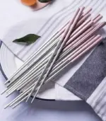 10_Pairs_Chopstick_Set_Stainless_Steel_Pink_Reusable_23.5_cm_-_-_tag1_-4116548 10 Pairs Chopstick Set Stainless Steel Pink Reusable 23.5 cm tag1
