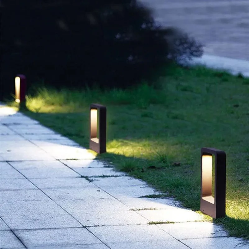 110v 220v Dc12v 15w Waterproof Led Lawn Lamp Cob Led Exterior Bollard Light Outdoor Floor Garden 6a21611b Accf 457e 8133 455452f39b98