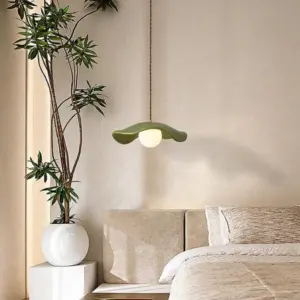 Homeko Style Hat Shade Resin Pendant Light