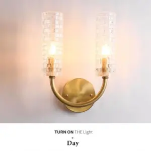 LichtArc - Modern U-shaped wall lamp with two lights