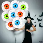 12 Pack 22 Inch Halloween Eyeball Balloons tag1
