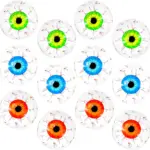 12 Pack 22 Inch Halloween Eyeball Balloons tag1
