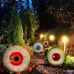 12 Pack 22 Inch Halloween Eyeball Balloons tag1
