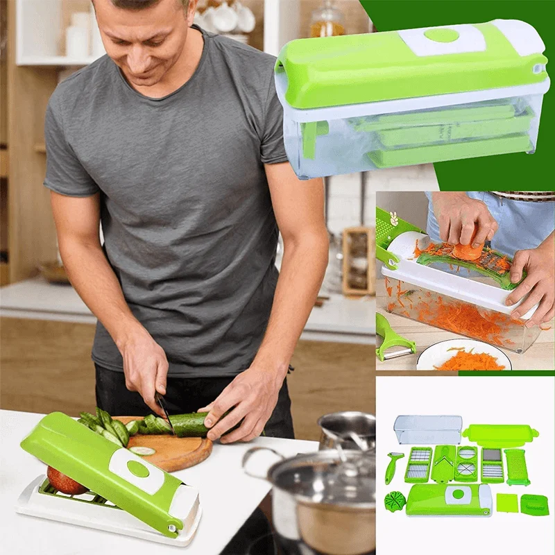 12-in-1 kitchen multifunction cutter -  - #tag1#