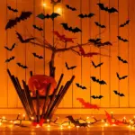 120 Piece 3D Bat Halloween Decoration Stickers tag1