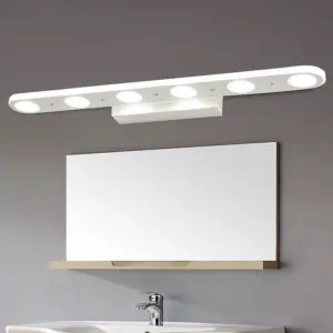 Modern LED Wall Lamp White Indoor Bathroom/Study