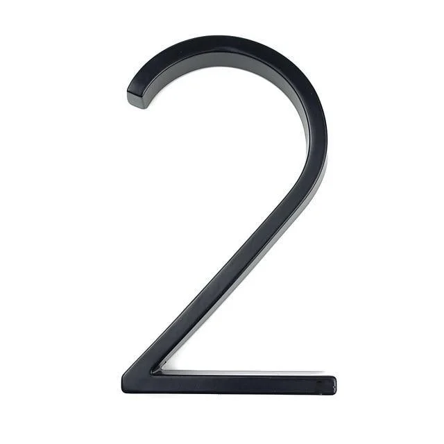 125mm Big Modern House Number Hotel Home Door Number Outdoor Address #0-9 -  - #tag1#