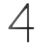 125mm Big Modern House Number Hotel Home Door Number Outdoor Address 0 9 tag1