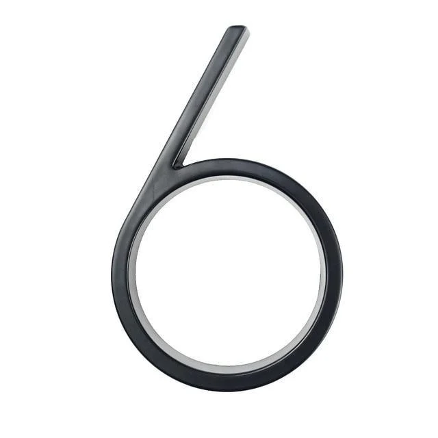 125mm Big Modern House Number Hotel Home Door Number Outdoor Address #0-9 -  - #tag1#