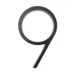 125mm Big Modern House Number Hotel Home Door Number Outdoor Address 0 9 tag1