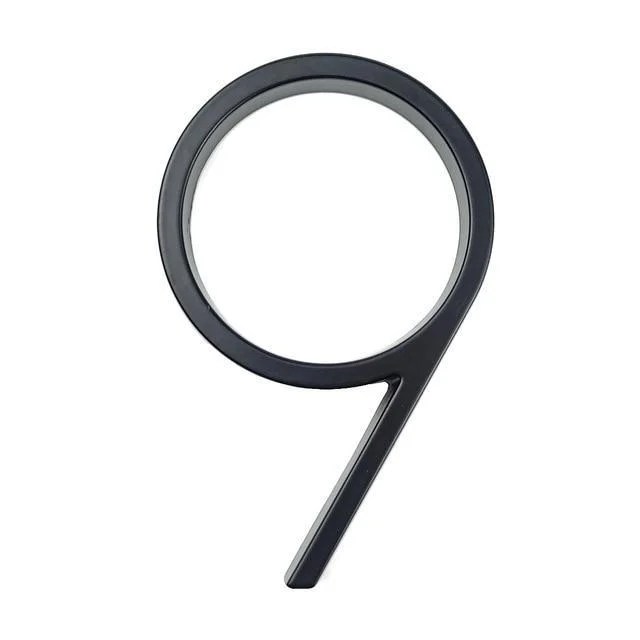 125mm Big Modern House Number Hotel Home Door Number Outdoor Address #0-9 -  - #tag1#