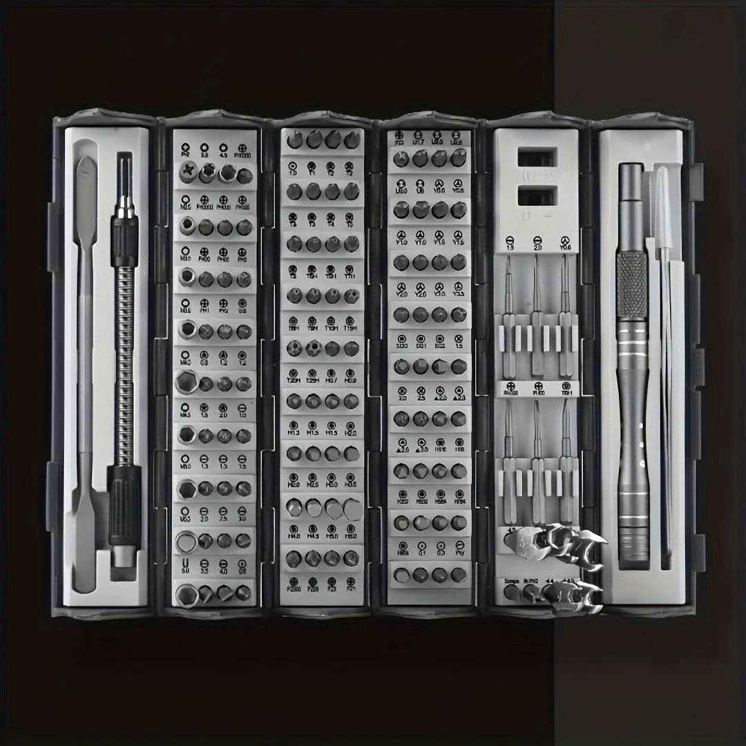 128pcs Precision Screwdriver Set With Flexible Shaft -  - #tag1#