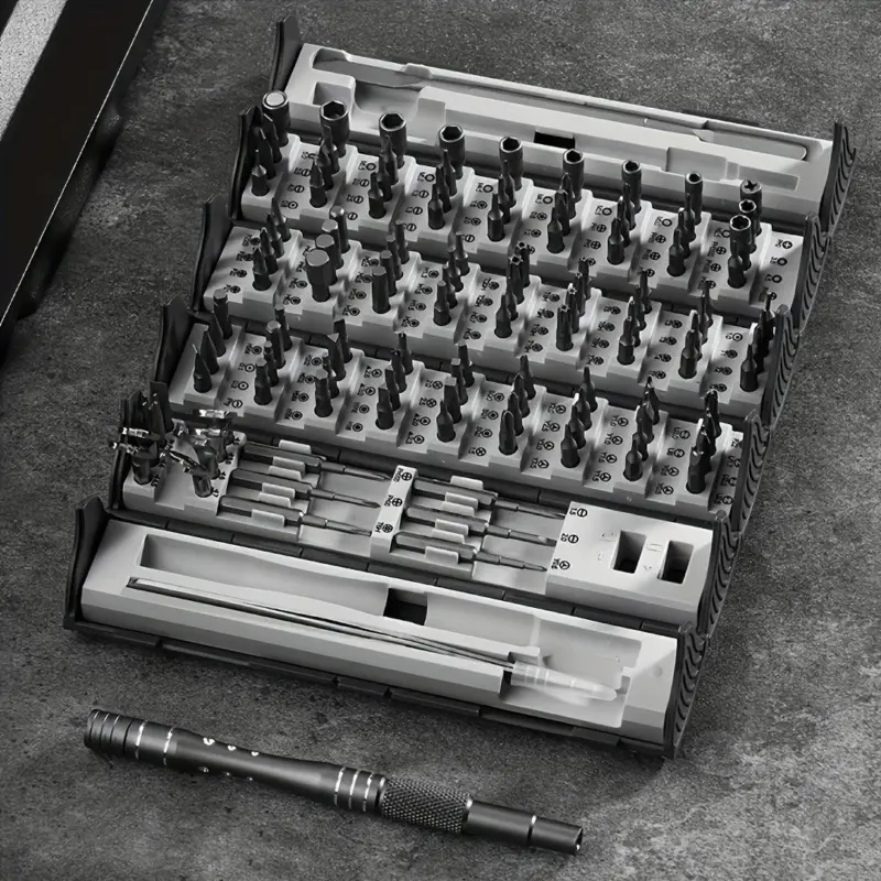 128pcs Precision Screwdriver Set With Flexible Shaft tag1