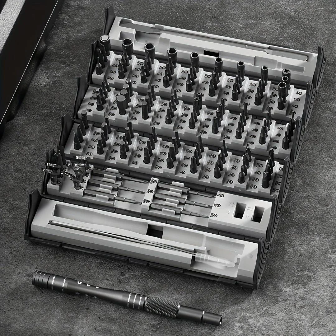 128pcs Precision Screwdriver Set With Flexible Shaft -  - #tag1#