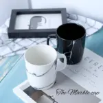 12OZ 350ML Modern Marble Decorative Pattern Ceramic Mug Home Office Porcelain Coffee Milk Tea Drinking Mug bd8d99b4 147b 431c 9c9a 330694996d1e