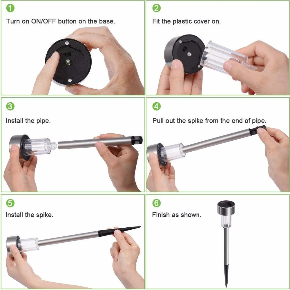 12Pack LED Solar Garden -  - #tag1#