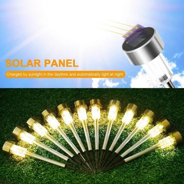 12Pack LED Solar Garden -  - #tag1#