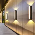 12W 24W 60W Outdoor Up Down LED Wall Lamp Waterproof Modern Long Strip Wall Light Aluminum a55a62da 6ffc 4263 9337 60c280a85056