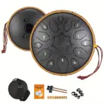 12_Inch_15_Note_Steel_Tongue_Drum_D_Key_Hotplate_Percussion_Instrument_Cornices_Shape_Handbag_Drum_With_Drum_Mallets_Carry_Bag_And_Music_Book_-_-_tag1_-4116165 12 Inch 15 Note Steel Tongue Drum D Key Hotplate Percussion Instrument Cornices Shape Handbag Drum With Drum Mallets Carry Bag And Music Book tag1