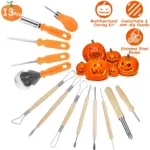 13-Pieces_Halloween_Pumpkin_Stainless_Steel_Carving_Kit_-_-_tag1_-4116476 13 Pieces Halloween Pumpkin Stainless Steel Carving Kit tag1