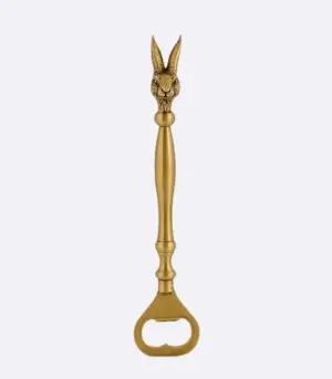 Vintage Brass Bottle Opener Rabbit