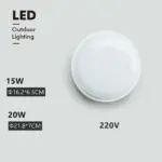 15W 20W Outdoor LED Wall Lamp Waterproof Garden Porch Surface Mounted Sconce Light Bathroom Balcony Moistureproof.jpg 640x640 ffc0da78 7a43 469c 8467 27c8d49ef905