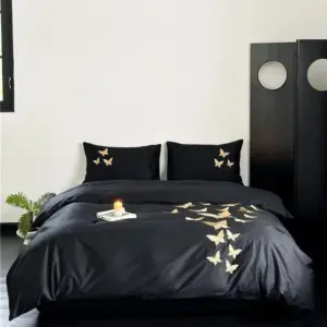Homeko Egyptian Cotton Embroidery Bedding Set