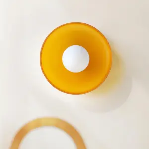 Homeko Round Flush Mount Kitchen Ceiling Light