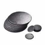 16_PCS_Round_Natural_Slate_Coasters_and_Placemats_-_-_tag1_-4116703 16 PCS Round Natural Slate Coasters and Placemats tag1