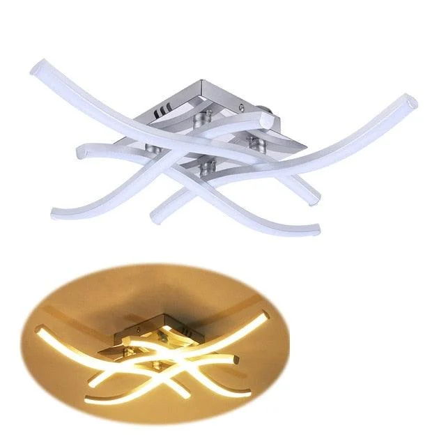 18W/24W Modern Chandelier Forked Shaped Ceiling Lamp -  - #tag1#