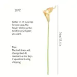 18pcs Artificial Calla Lilies Plastic Artificial Flowers Calla Lilies For Party Holiday Home Decor tag1