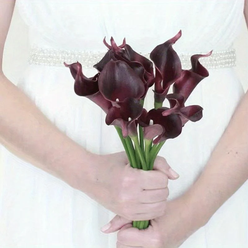 18pcs Artificial Calla Lilies, Plastic Artificial Flowers Calla Lilies For Party Holiday Home Decor -  - #tag1#