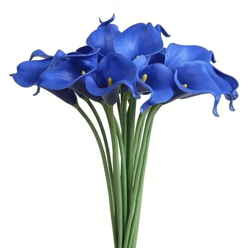 18pcs Artificial Calla Lilies Plastic Artificial Flowers Calla Lilies For Party Holiday Home Decor tag1