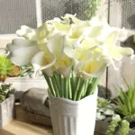 18pcs Artificial Calla Lilies Plastic Artificial Flowers Calla Lilies For Party Holiday Home Decor tag1