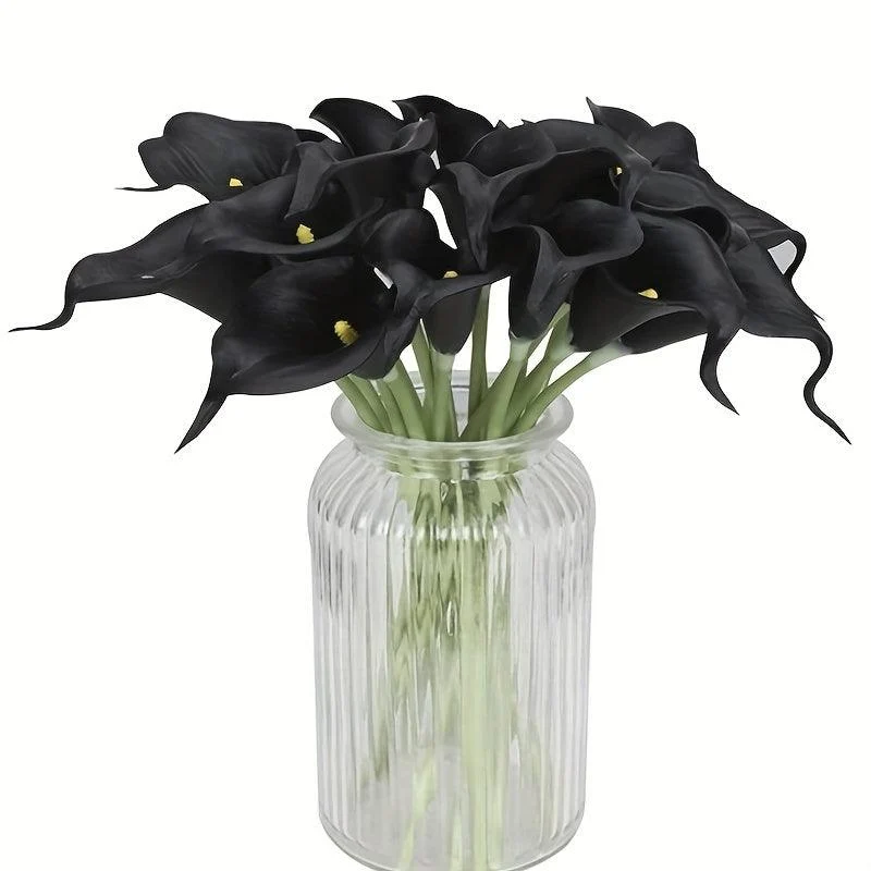 18pcs Artificial Calla Lilies, Plastic Artificial Flowers Calla Lilies For Party Holiday Home Decor -  - #tag1#