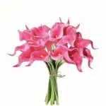 18pcs Artificial Calla Lilies Plastic Artificial Flowers Calla Lilies For Party Holiday Home Decor tag1