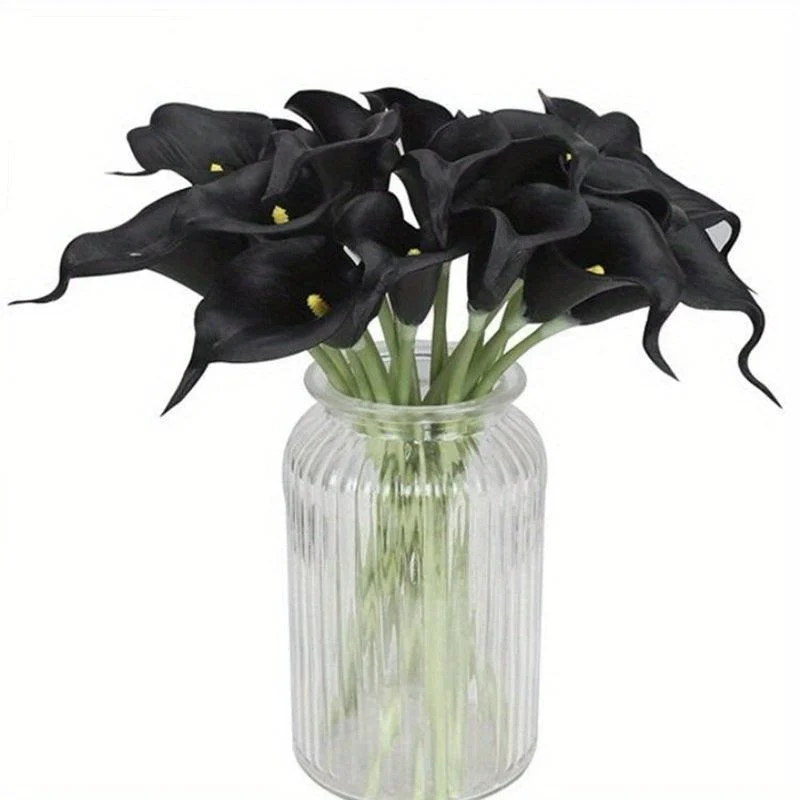 18pcs Artificial Calla Lilies, Plastic Artificial Flowers Calla Lilies For Party Holiday Home Decor -  - #tag1#