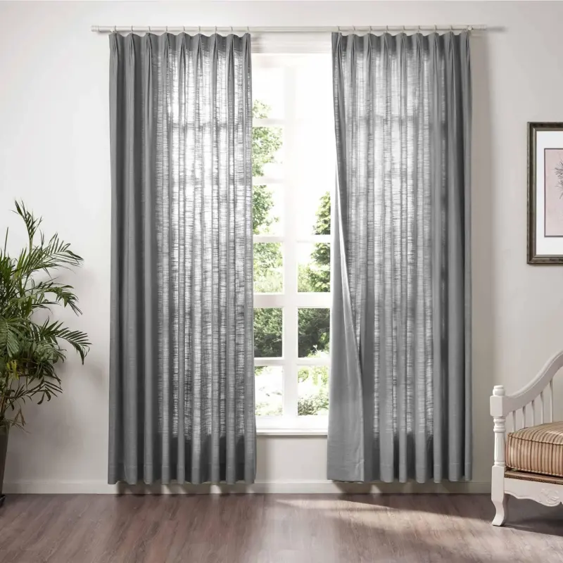 1908 16 Carbon Grey LIZ Linen Curtains 29d8150e 3a6a 45e6 8764 dbf8bf7ff729