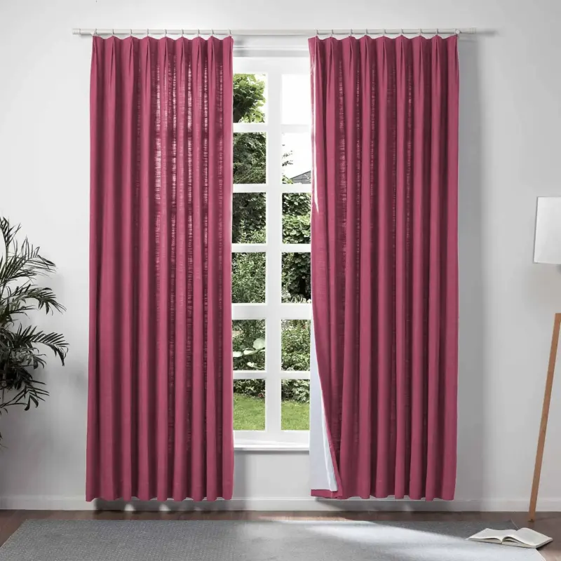 1908 22 Burgundy Red LIZ Linen Curtains 003d01fc b6d1 4c04 9109 a424c9bc7b75