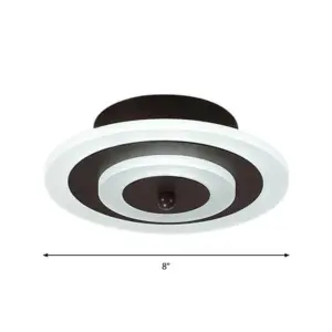 Round/Square LED Ceiling Lamp - Modern Acrylic
